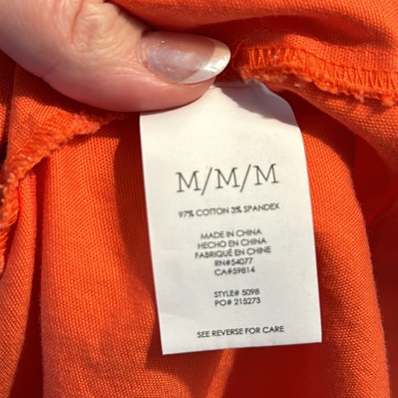 CAbi 5098 Tiger Lily Resort Orange Jacket Soft Medium M EUC - Picture 7 of 8